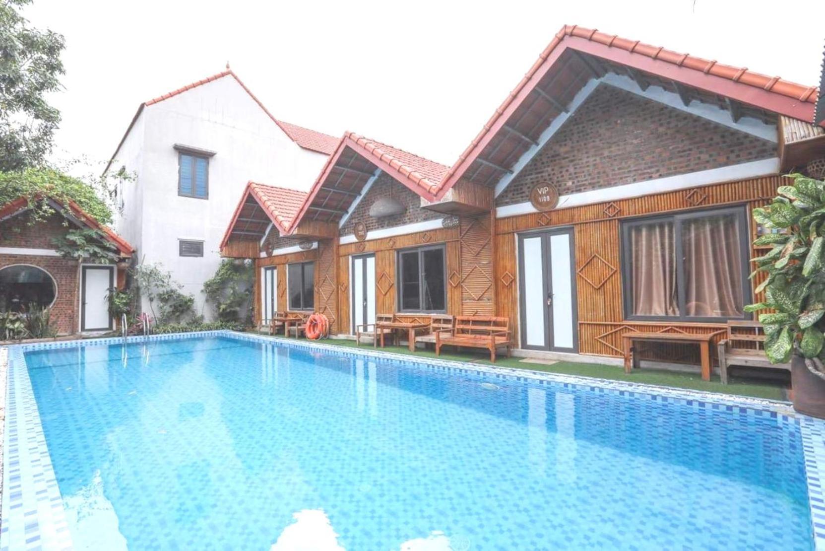 Tam Coc Charming Bungalow Ninh Bình Exteriör bild