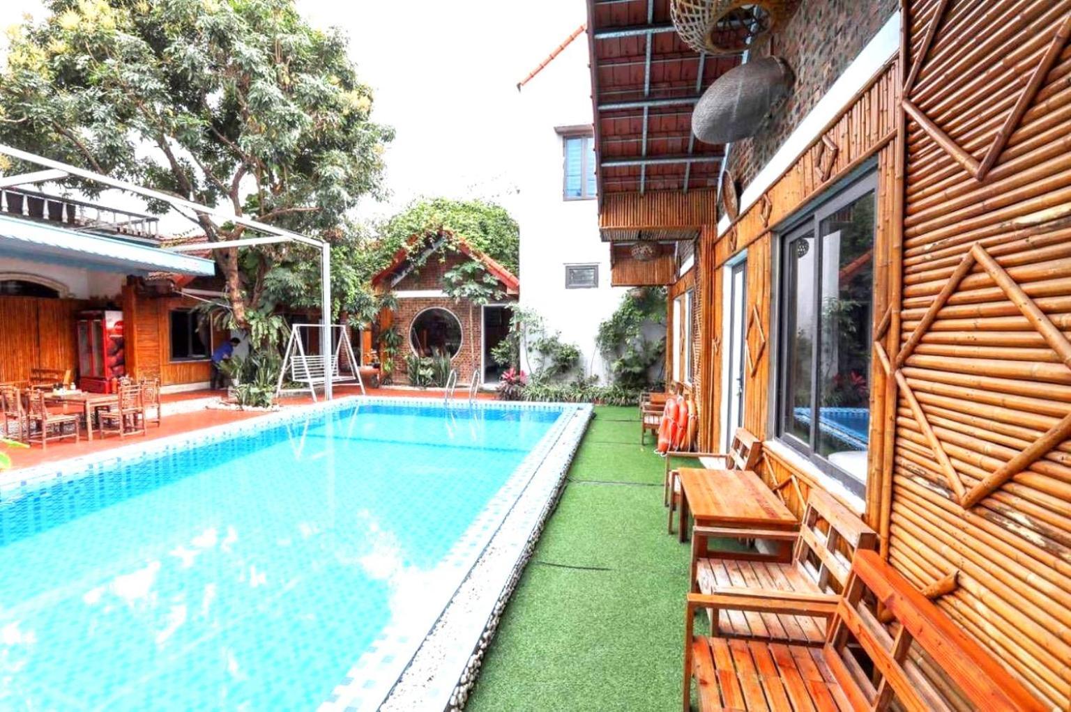 Tam Coc Charming Bungalow Ninh Bình Exteriör bild
